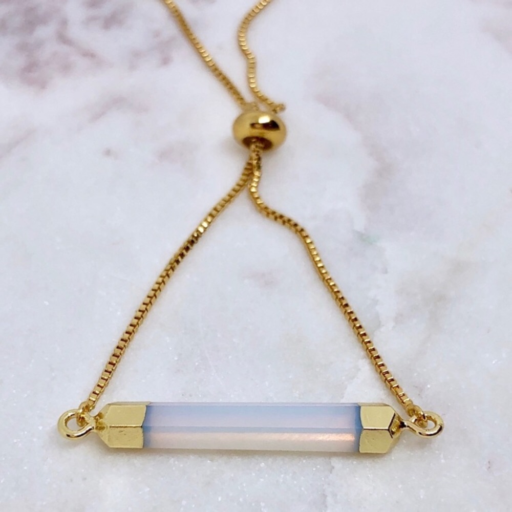 ❗️LAST❗️Gold Druzy Bolo Bracelet - Picture 4 of 5